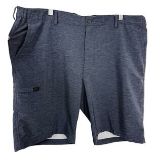 Greg Norman Mens Golf Tech Shorts Size 40 Blue 9" Inseam